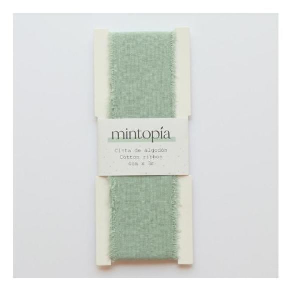 Mintopia cotton tape 4 cm x 3 m Moss