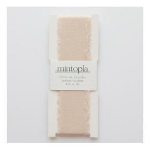 Mintopia cotton tape 4 cm x 3 m Natural