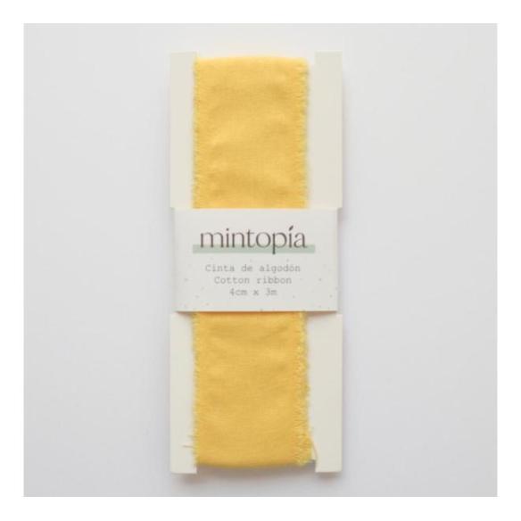 Mintopia cotton tape 4 cm x 3 m Canary