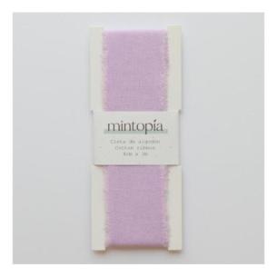 Mintopia cotton ribbon 4 cm x 3 m Pastel Lillac