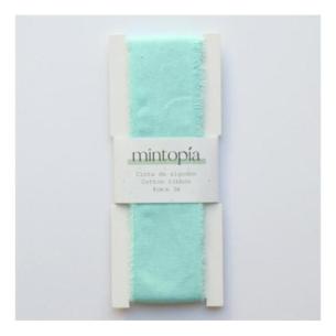 Cinta de algodón Mintopía 4 cm x 3 m Pastel Mint