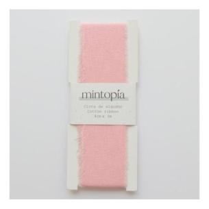 Cinta de algodón Mintopía 4 cm x 3 m Pastel Pink