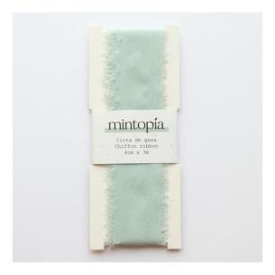 Cinta de gasa Mintopía 4 cm x 3 m Ice Blue