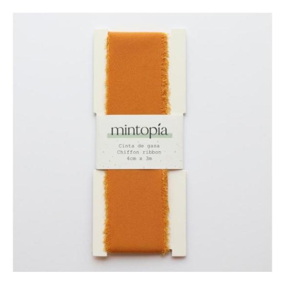 Cinta de gasa Mintopía 4 cm x 3 m Mustard