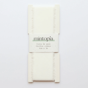 Cinta de gasa Mintopía 4 cm x 3 m White