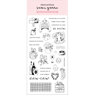 Stamp Winter Postcards - Basics