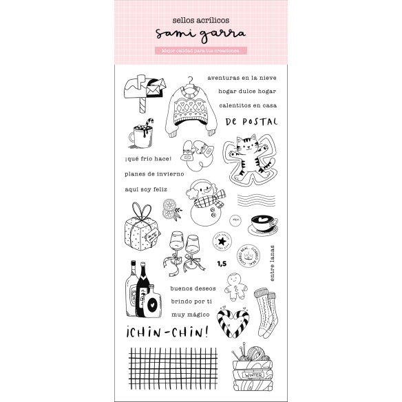 Stamp Winter Postcards - Basics