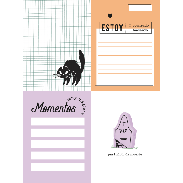 Small Pad 6x8" - Haunted