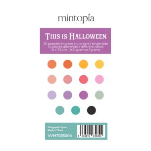 This is Halloween mini die-cutting paper pad