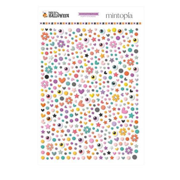 Basic puffy stickers This is Halloween