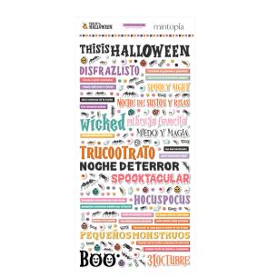 Pegatinas puffy palabras This is Halloween