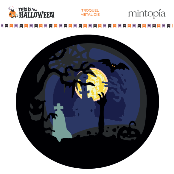 Troquel Escena terrorífica This is Halloween