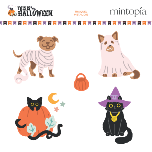 Troquel Peluditos This is Halloween