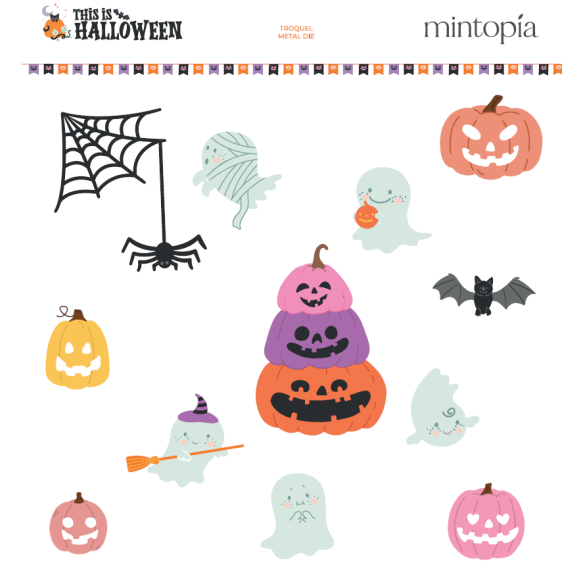 Pumpkins and ghosts die This is Halloween