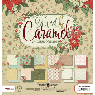 12x12" Block -Salted caramel