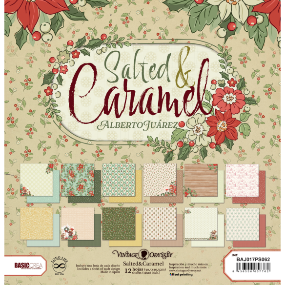 12x12" Block -Salted caramel