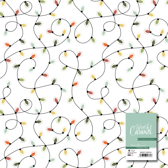 Acetato gold foil - Salted caramel