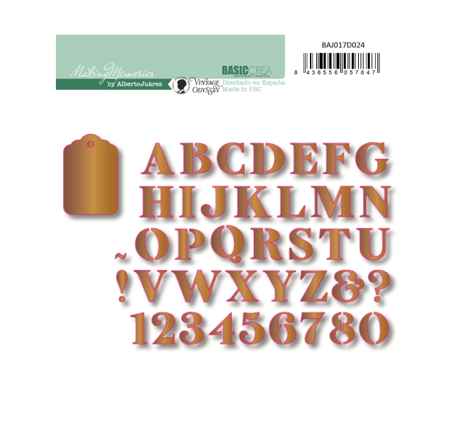 Gift Tag Die - Salted caramel