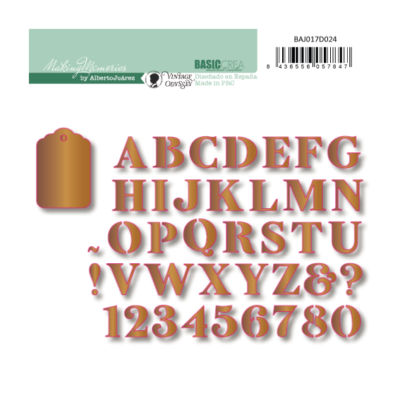 Gift Tag Die - Salted caramel