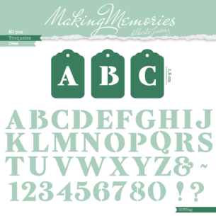 Gift Tag Die - Salted caramel