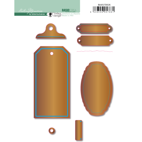 Troquel tag Odissey - Salted caramel