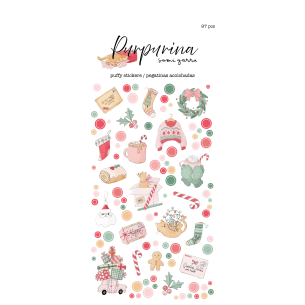 Puffy illustrations - Glitter