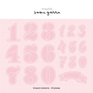 Number Die - Glitter