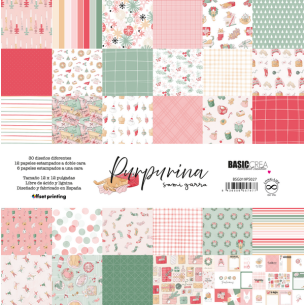 Paper pad 12x12" - Glitter