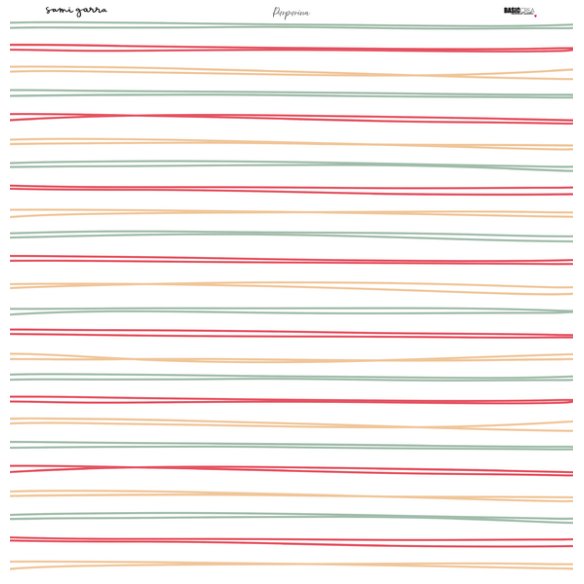 Paper pad 12x12" - Glitter