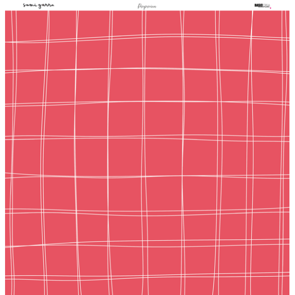 Paper pad 12x12" - Glitter