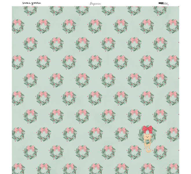 Paper pad 12x12" - Glitter