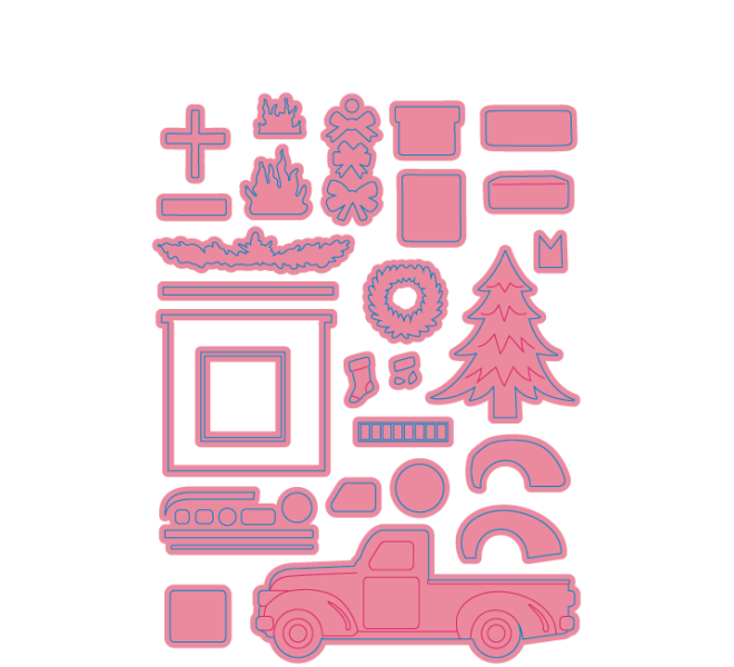 Set troqueles  - Charm