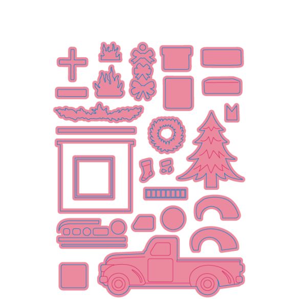 Set troqueles  - Charm