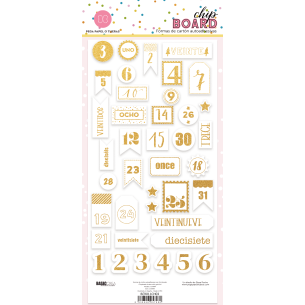 Chipboards adhesivos - Charm