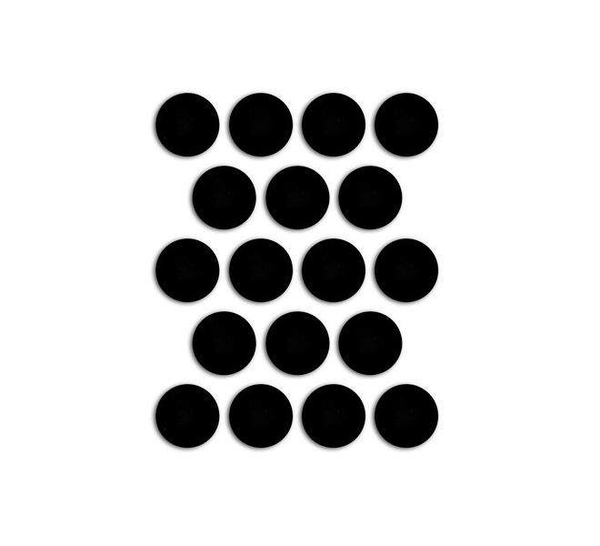 Juego 18 imanes adhesivos 19 mm