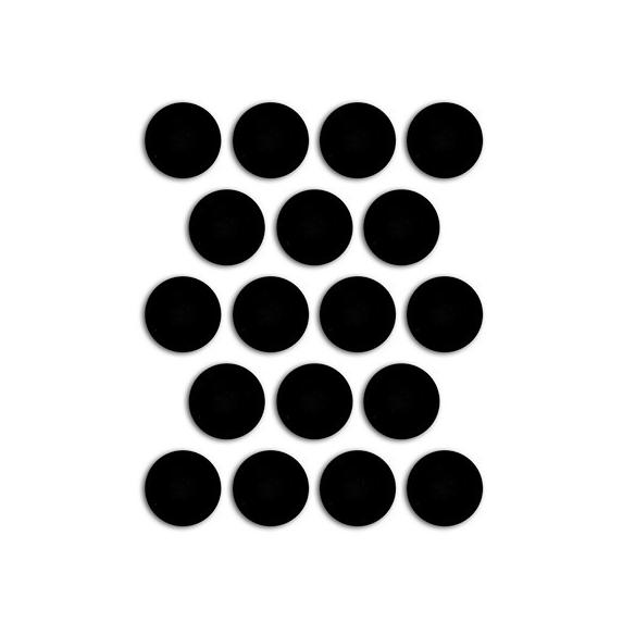 Juego 18 imanes adhesivos 19 mm