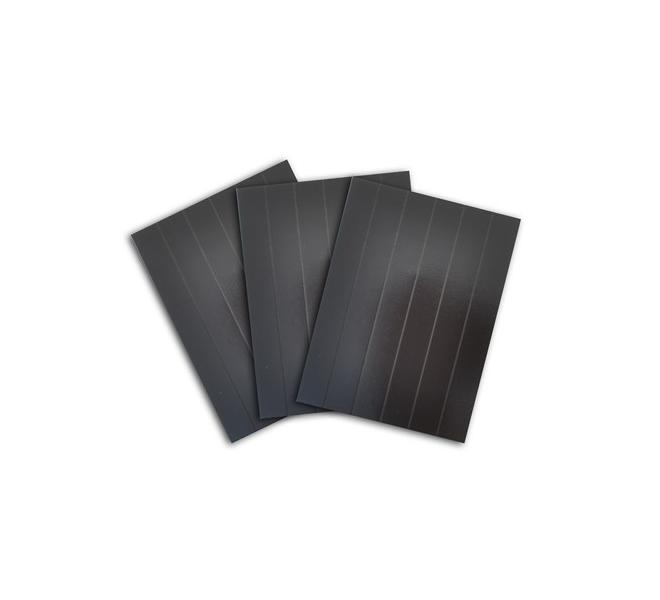 Juego 18 bandas adhesivas Magneticas 1,27cm x 10,16cm