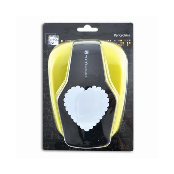 Perforadora Gigante Corazon Festoneado 7,5cm