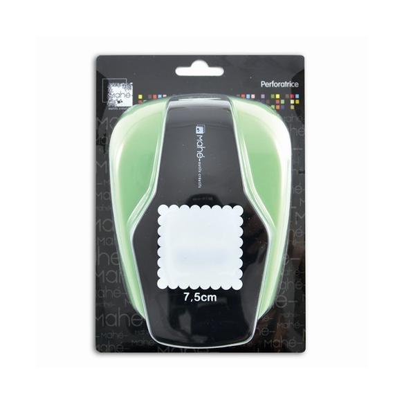 Perforadora Gigante Cuadrado Festoneado 7,5cm