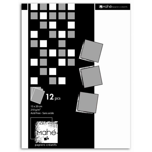 P'tit bloc Mahé couleur argent 15x20 28f.