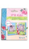 Kit P'tit Kdo - Mini carnet précieux Pivoine