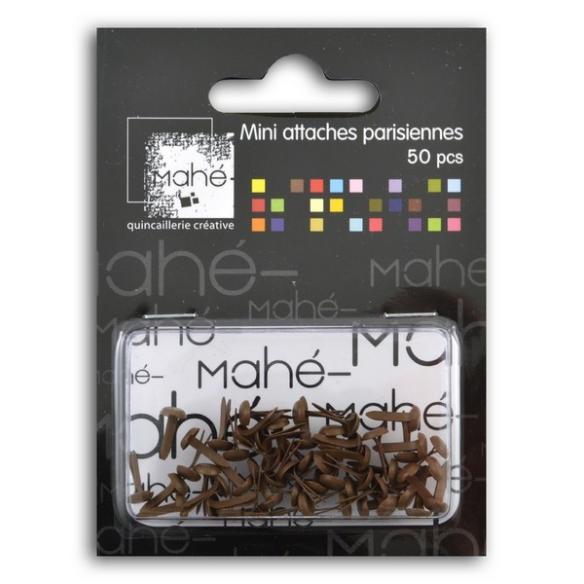 50 mini encuadernadores - Chocolat