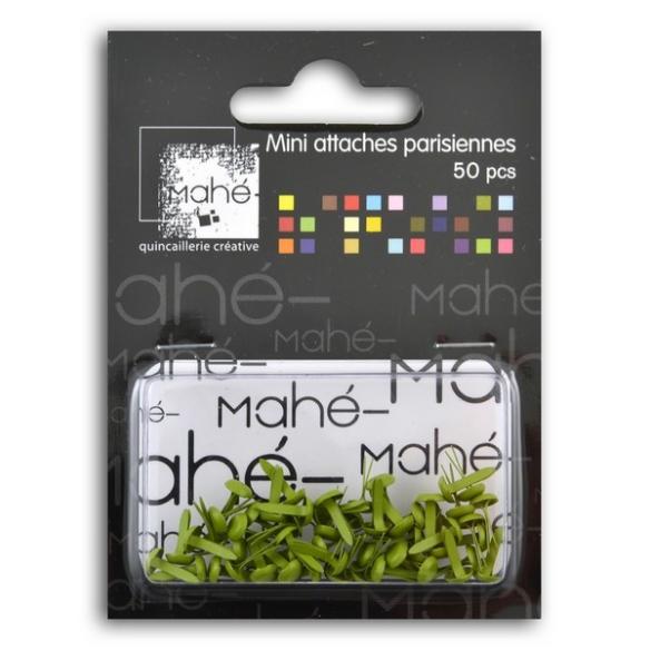 50 mini encuadernadores - Verde