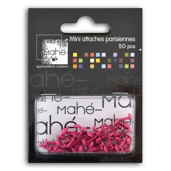 50 mini encuadernadores - Fucsia