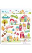 2 pl. stickers 15x15 Home Sweet Home