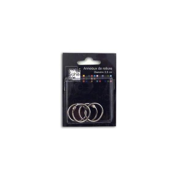 Juego de 4 anillas 2,3 cm