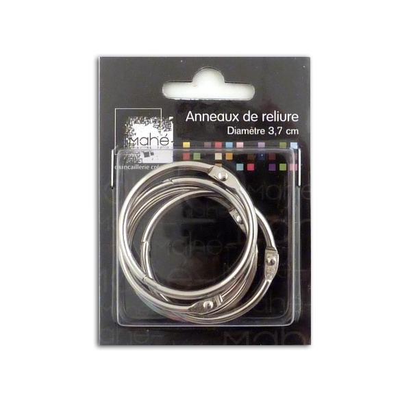 Juego de 4 anillas 3,7 cm