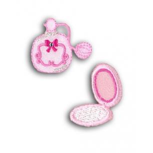 Emblema Termoad Acc. Maquillaje rosa