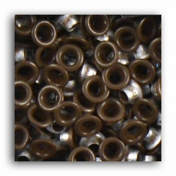 Remaches 1/8 - 100pcs - chocolat